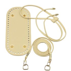 Women's Dumpling Bag Bottom Plate Pull-belt Shoulder Strap Three-piece Set